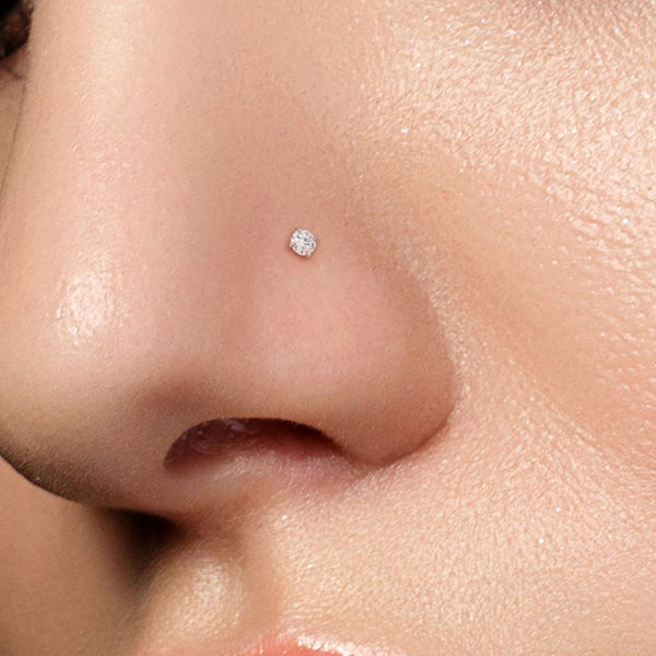 Piercing de Nariz Crystal Titanio