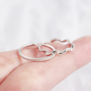 Set de Anillos Dainty Plata 925